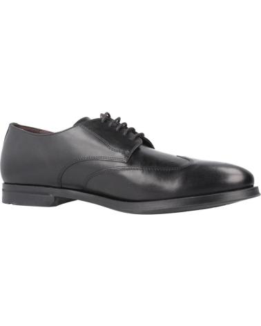 GEOX U DECIO BLACK DRESS SHOES C9999 C9999