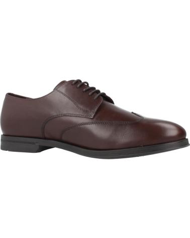 GEOX U DECIO BROWN DRESS SHOES C6006 C6006