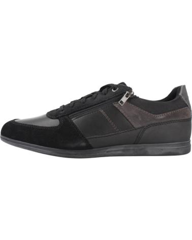GEOX U RENAN BLACK SNEAKERS C9270 FOR MEN C9270