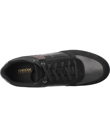 GEOX U RENAN BLACK SNEAKERS C9270 FOR MEN C9270