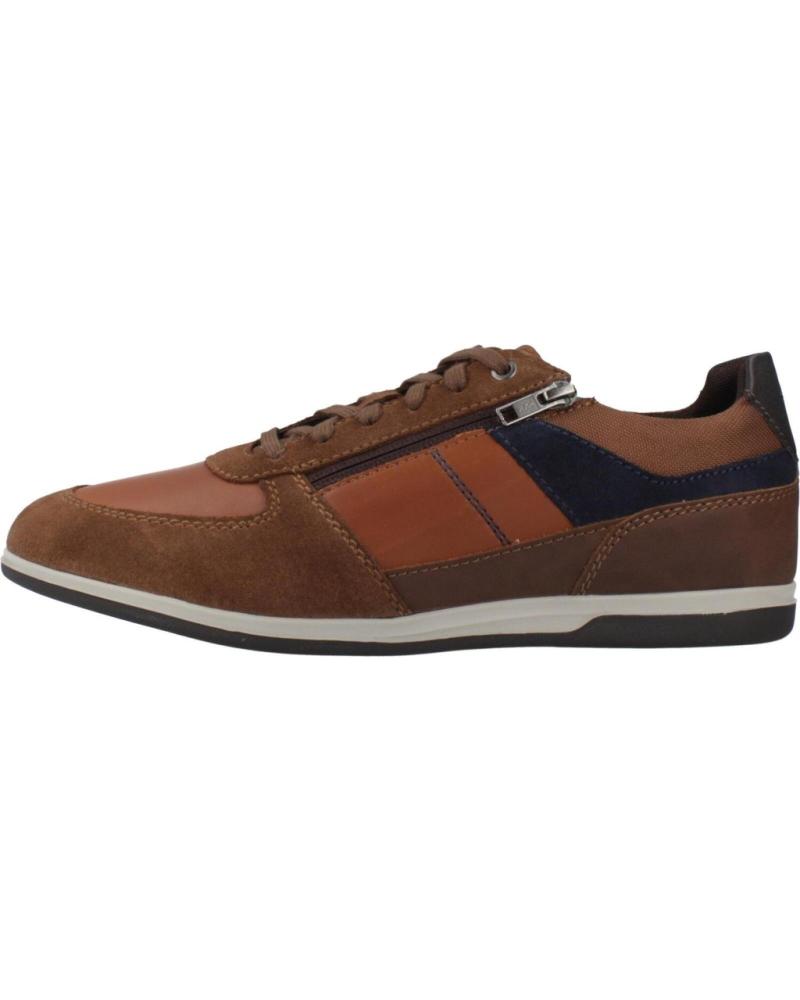 GEOX ZAPATILLAS HOMBRE MODELO U RENAN COLOR MARRON C6GF4