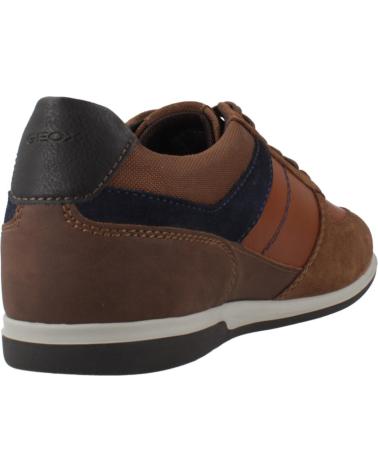 GEOX ZAPATILLAS HOMBRE MODELO U RENAN COLOR MARRON C6GF4
