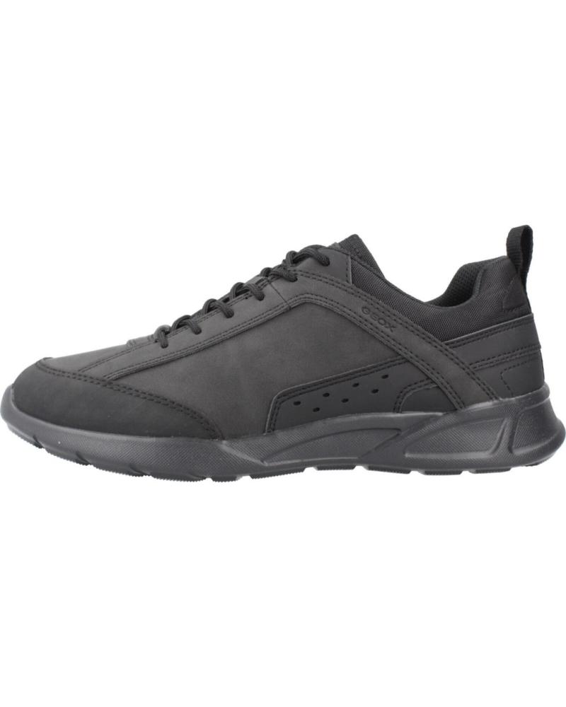 GEOX U SANZIO BLACK SNEAKERS C9999 C9999