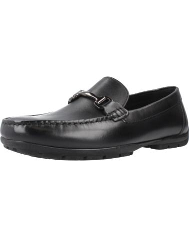 GEOX U MONER W 2FIT BLACK LOAFERS C9999 C9999
