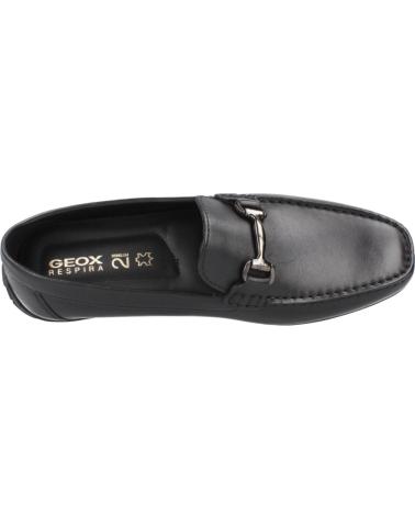GEOX U MONER W 2FIT BLACK LOAFERS C9999 C9999