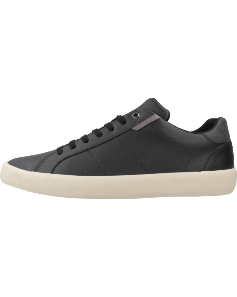 GEOX U AFFILE BLACK CASUAL SNEAKERS C9999 C9999