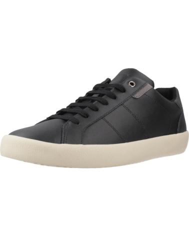 GEOX U AFFILE BLACK CASUAL SNEAKERS C9999 C9999