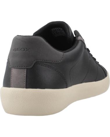 GEOX U AFFILE BLACK CASUAL SNEAKERS C9999 C9999