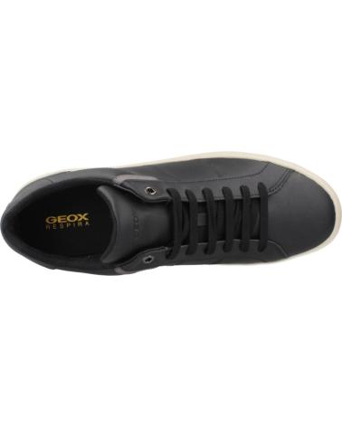 GEOX U AFFILE BLACK CASUAL SNEAKERS C9999 C9999