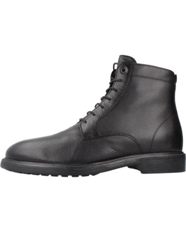 BOTINS GEOX U TIBERIO C9999 EM COURO PRETO PARA HOMEM C9999