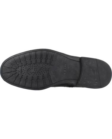 BOTINS GEOX U TIBERIO C9999 EM COURO PRETO PARA HOMEM C9999