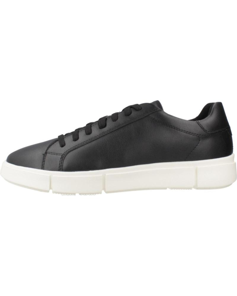 GEOX U PRALI C9999 BREATHABLE BLACK SNEAKERS C9999