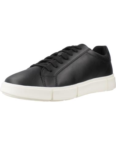 GEOX U PRALI C9999 BREATHABLE BLACK SNEAKERS C9999