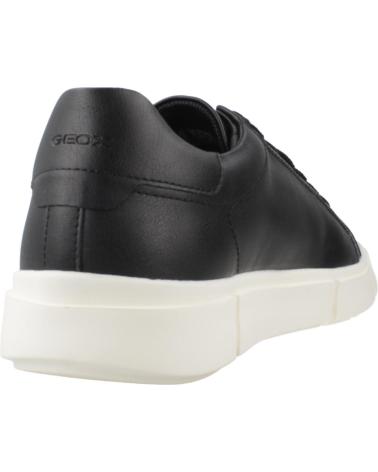 GEOX U PRALI C9999 BREATHABLE BLACK SNEAKERS C9999
