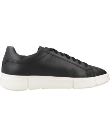 GEOX U PRALI C9999 BREATHABLE BLACK SNEAKERS C9999