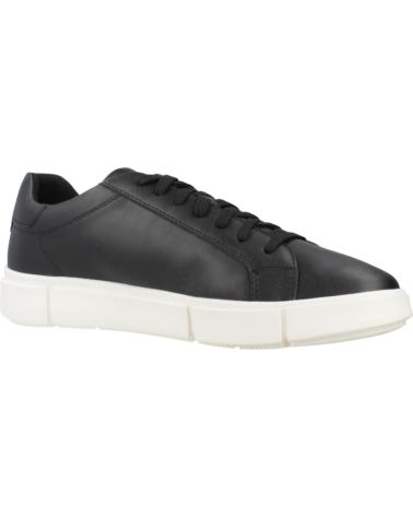 GEOX U PRALI C9999 BREATHABLE BLACK SNEAKERS C9999