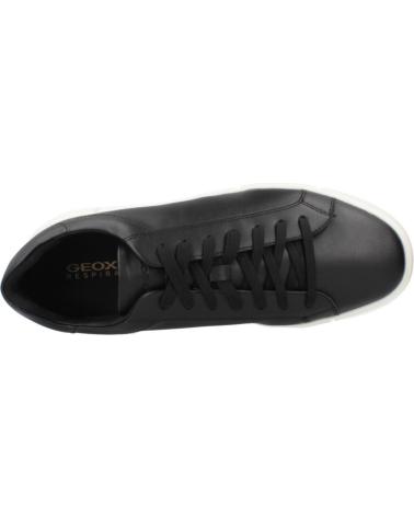 GEOX U PRALI C9999 BREATHABLE BLACK SNEAKERS C9999