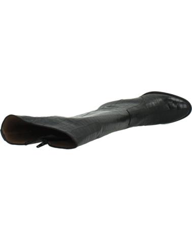 WONDERS M5150 BLACK LEATHER BOOTS FOR WOMEN WITH BLOCK HEEL ISYNGRO