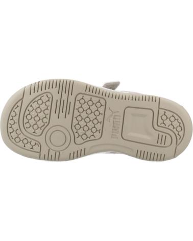 ZAPATILLAS CASUAL PUMA REBOUND V6 LO AC INF BEIGE BLANCO PARA NIÑA WHITE