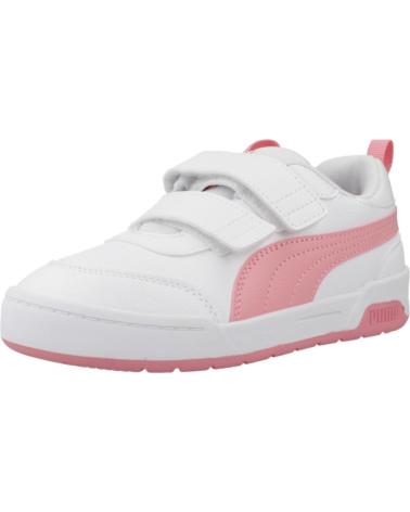 PUMA MULTIFLEX 2 SL V PS - ZAPATILLAS VELCRO BLANCO/ROSA WHITE