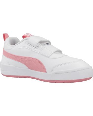 PUMA MULTIFLEX 2 SL V PS - ZAPATILLAS VELCRO BLANCO/ROSA WHITE