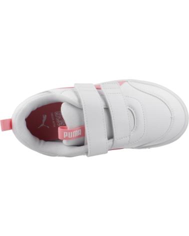 PUMA MULTIFLEX 2 SL V PS - ZAPATILLAS VELCRO BLANCO/ROSA WHITE