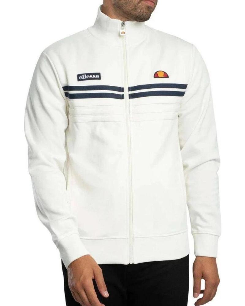 GIACCA SPORTIVA ELLESSE VICENZA TRACK JACKET BIANCO SPORCO NAN