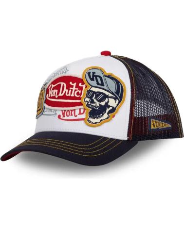 VON DUTCH BAD TRUCKER CAP WEISS UND MARINEBLAU NAN