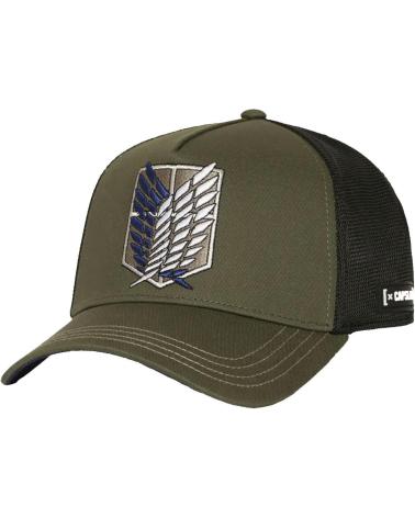 CAPSLAB ATTACK ON TITAN TRUCKER KAPPE GRÜN NAN