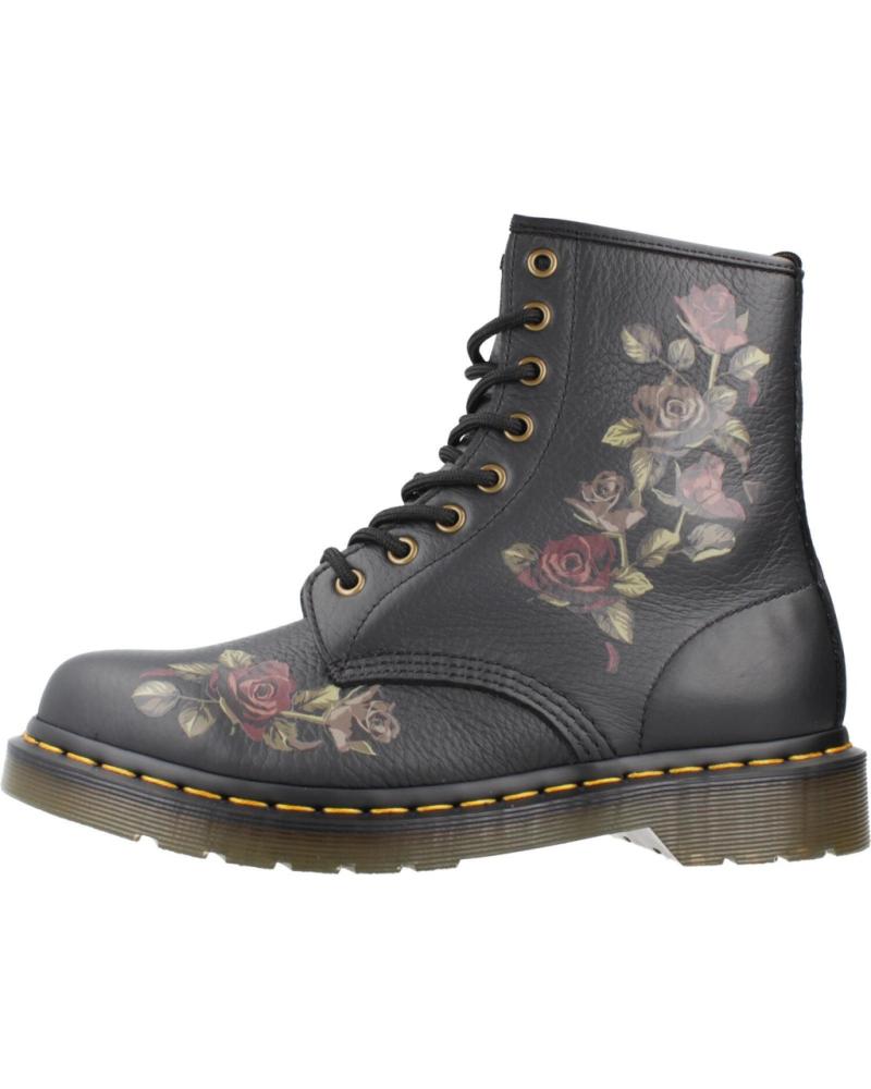DR. MARTENS 32070001DM FLORAL BLACK BOOTS BLACK