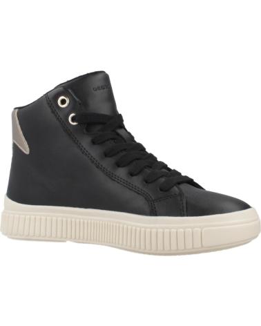 GEOX J LAQUINNY C0531 BLACK HIGH-TOP SNEAKERS C0531