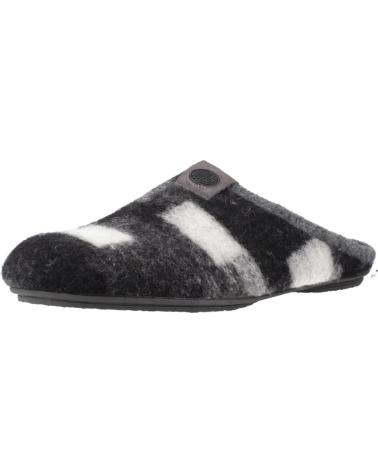 ZAPATILLAS DE CASA VUL-LADI 6612 386 NEGRO GRIS GRIS