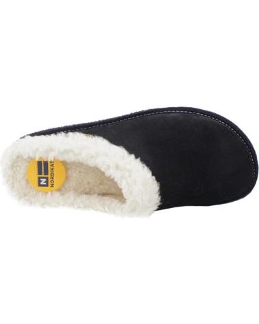 NORDIKAS WOMEN'S SLIPPERS MODEL 2087 NAVY BLUE MARINO