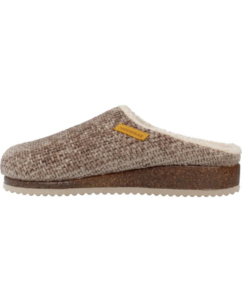 NORDIKAS 2243 POLAR ISLANDIA BEIGE SLIPPERS BEIGE