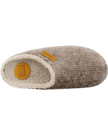 NORDIKAS 2243 POLAR ISLANDIA BEIGE SLIPPERS BEIGE