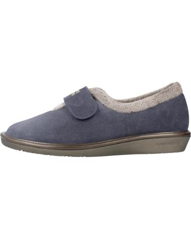 NORDIKAS WOMEN'S HOME SLIPPERS MODEL 6348 JEANS BLUE WITH ADJUSTABLE CLOSURE JEANS