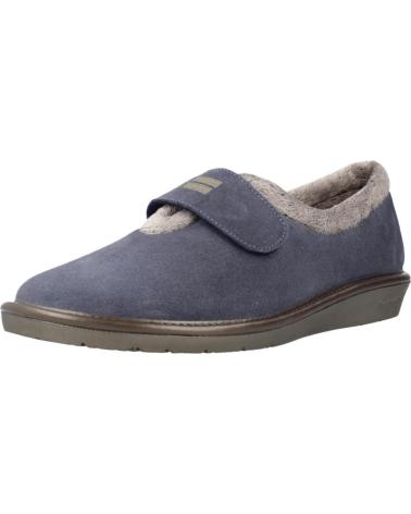 NORDIKAS WOMEN'S HOME SLIPPERS MODEL 6348 JEANS BLUE WITH ADJUSTABLE CLOSURE JEANS