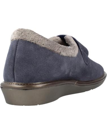 NORDIKAS WOMEN'S HOME SLIPPERS MODEL 6348 JEANS BLUE WITH ADJUSTABLE CLOSURE JEANS