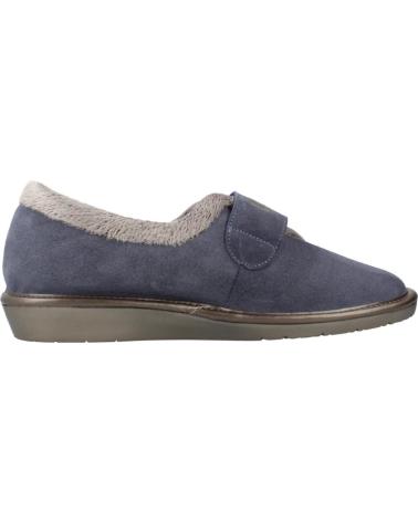 NORDIKAS WOMEN'S HOME SLIPPERS MODEL 6348 JEANS BLUE WITH ADJUSTABLE CLOSURE JEANS