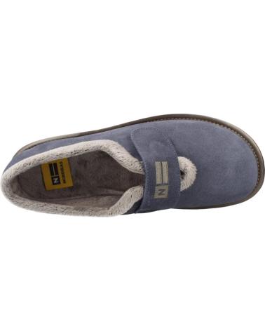 NORDIKAS WOMEN'S HOME SLIPPERS MODEL 6348 JEANS BLUE WITH ADJUSTABLE CLOSURE JEANS