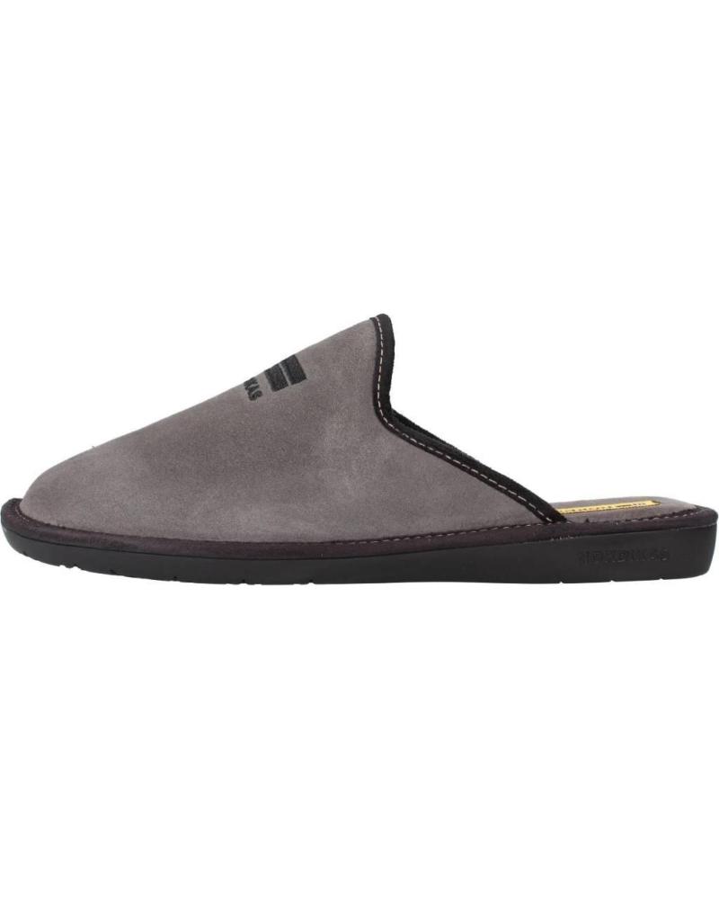 NORDIKAS TOP LINE LINED GREY HOUSE SLIPPERS GRIS