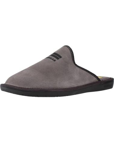 NORDIKAS TOP LINE LINED GREY HOUSE SLIPPERS GRIS