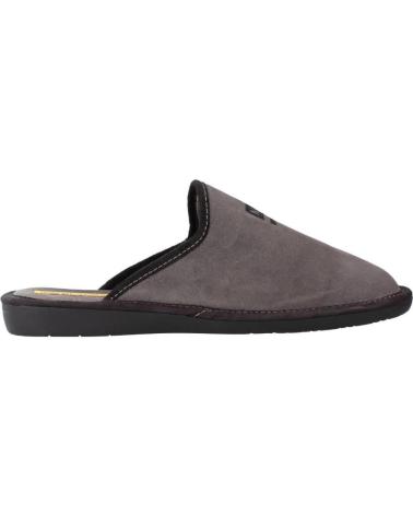 NORDIKAS TOP LINE LINED GREY HOUSE SLIPPERS GRIS