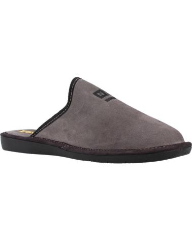 NORDIKAS TOP LINE LINED GREY HOUSE SLIPPERS GRIS