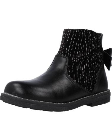 CHICCO MÄDCHEN KURZSTIEFEL MODELL CORRY SCHWARZ MIT SCHLEIFE UND TEXTUR 870