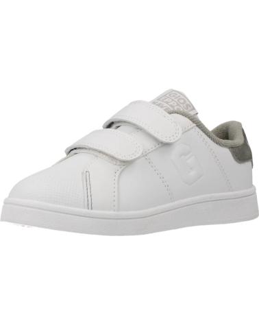 ZAPATILLAS GIOSEPPO VOLSK BLANCAS CON CIERRE ADHERENTE Y DETALLES GRISES úNICO