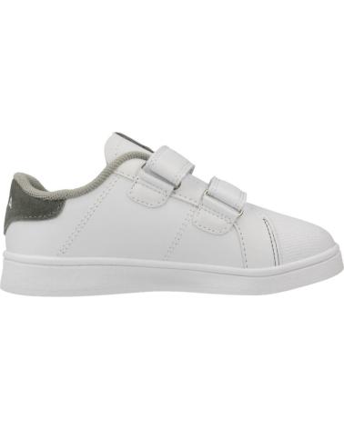 ZAPATILLAS GIOSEPPO VOLSK BLANCAS CON CIERRE ADHERENTE Y DETALLES GRISES úNICO