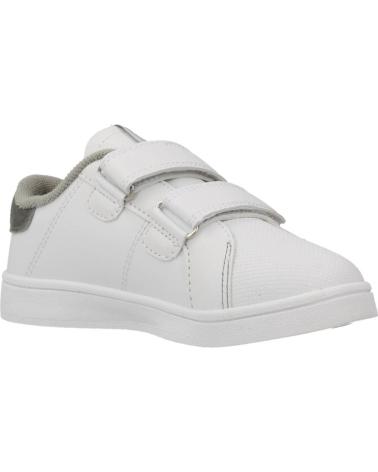 ZAPATILLAS GIOSEPPO VOLSK BLANCAS CON CIERRE ADHERENTE Y DETALLES GRISES úNICO