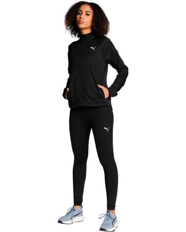 COMPLETO TUTA PUMA NERO DA DONNA NEGRO
