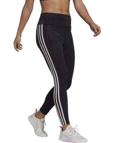 LEGGINGS ADIDAS 3 STRISCE 7/8 VITA ALTA NERI NEGRO